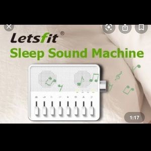 Letsfit sleep sound machine EUC! Less than 1 yr.
